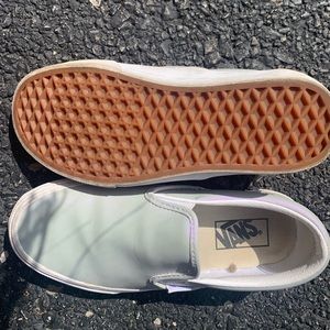 Women’s iridescent Vans size 7